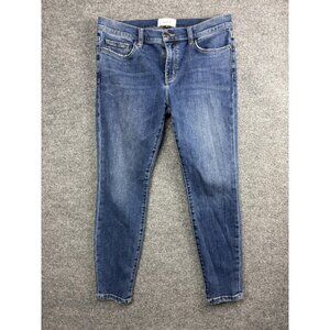 Current Elliott Jeans Womens 31 Blue Denim Skinny Stretch Mid Rise Classic Fit